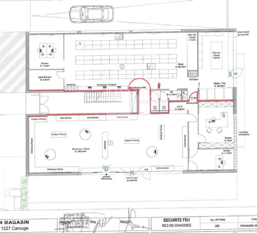 Arcade d\'env. 348 m² au rez348 m² arcade on ground floor